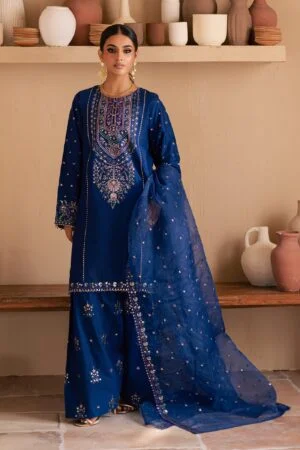 claudette 3pc embroidered lawn dress batik 24429832863790
