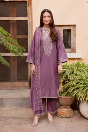 neha 3pc embroidered festive pret batik 25132171067438