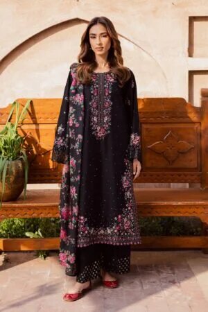 queen of night 3pc festive embroidered lawn batik 25239249223726